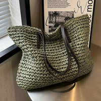 Davy | Women's Woven Tote Bag – Oversized Carryall