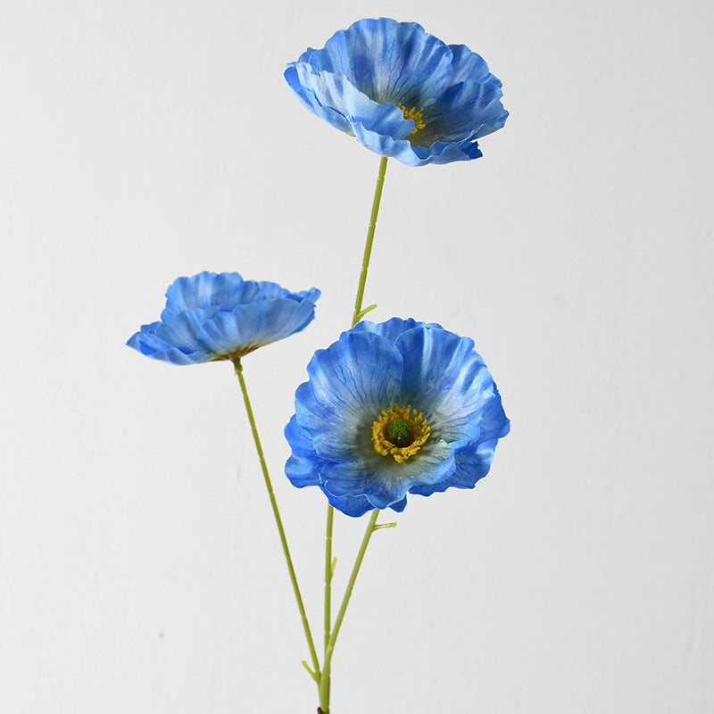 Tige de coquelicot artificiel décoratif