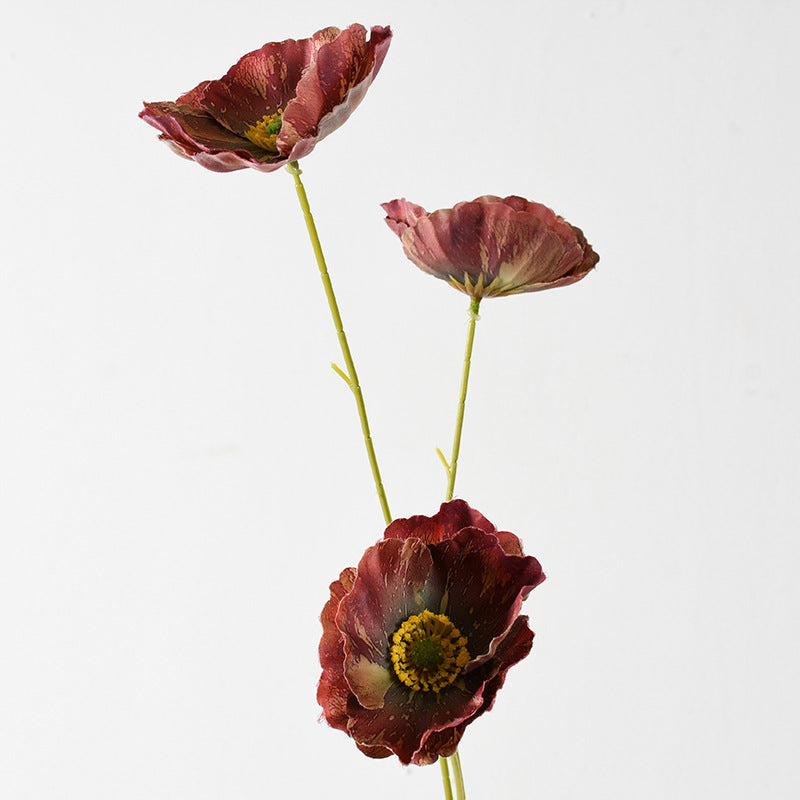 Tige de coquelicot artificiel décoratif