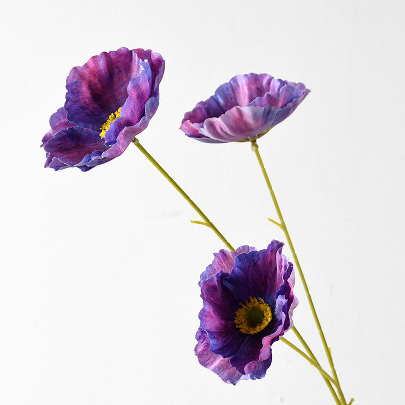 Tige de coquelicot artificiel décoratif