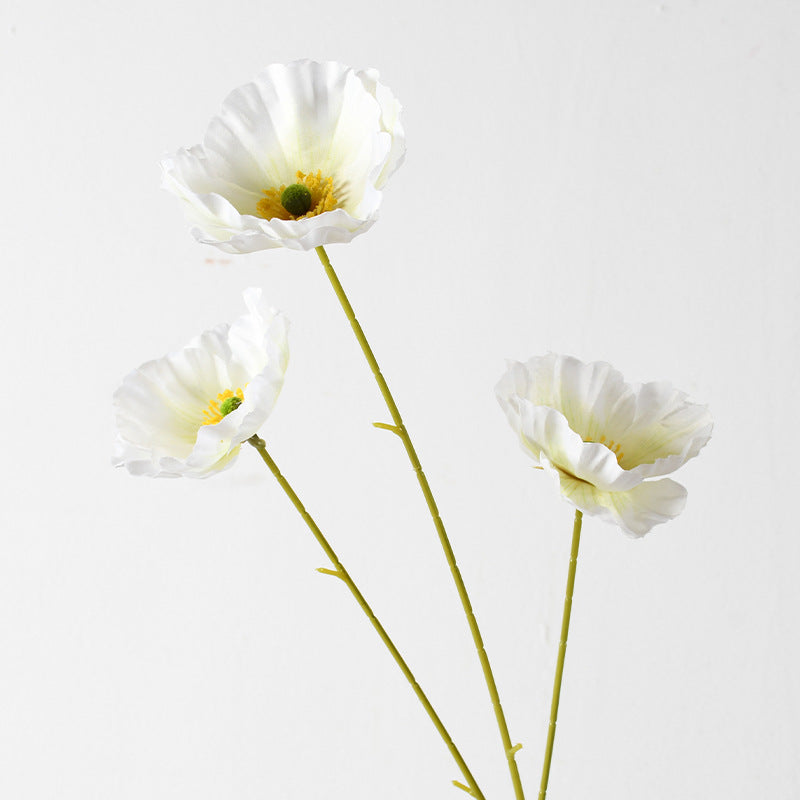 Tige de coquelicot artificiel décoratif