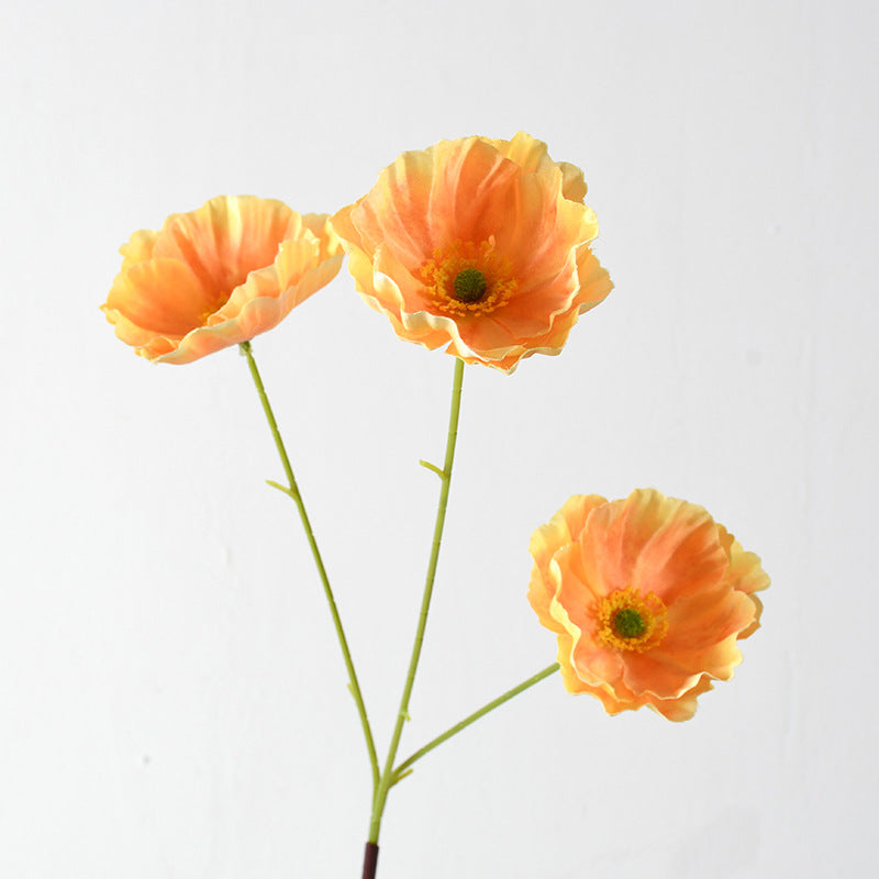 Tige de coquelicot artificiel décoratif