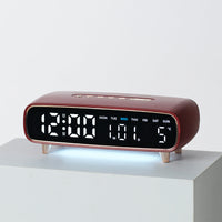 Digital Radio Alarm Clock with Temperature and Date Display
