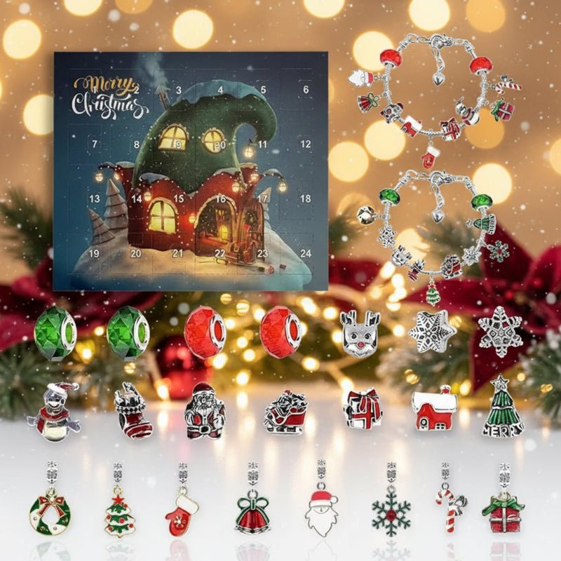 DIY Christmas Bracelet Advent Calendar for 24 Days of Creative Fun