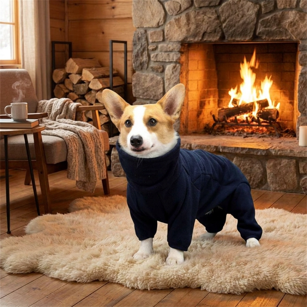 Dog Full-Body Fleece Suit