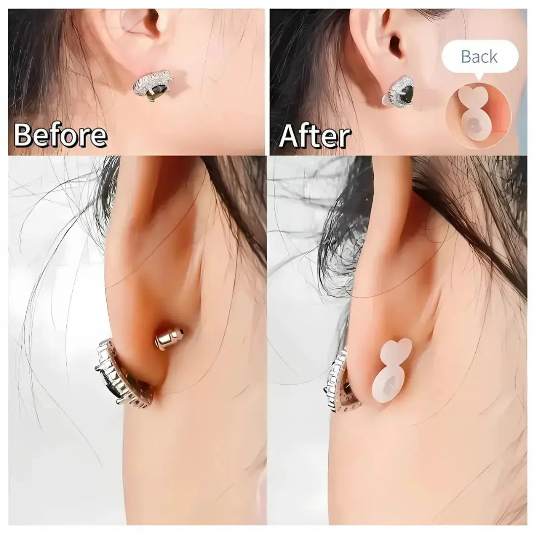 Stabilisateur de boucles d’oreilles pour maintenir les boucles lourdes en place sans qu’elles ne tombent