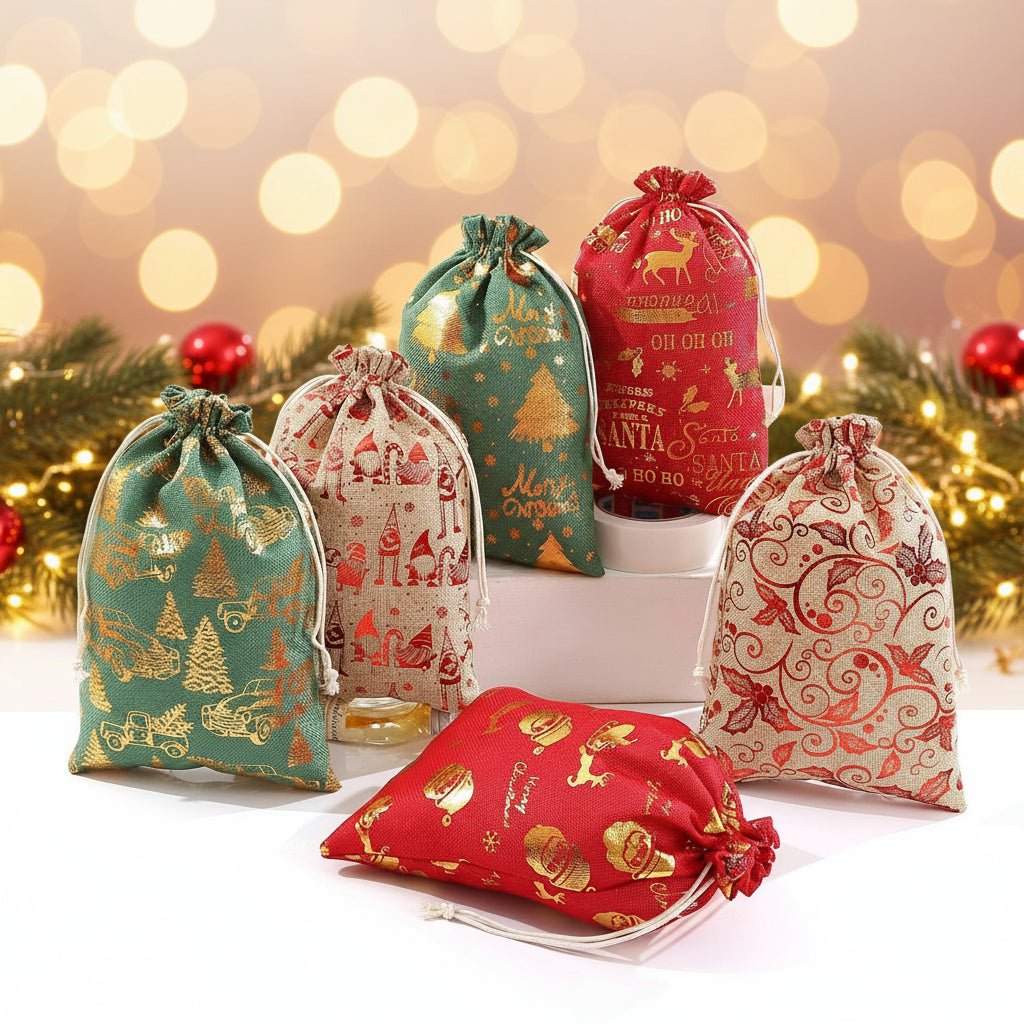 Eco-Friendly Fabric Christmas Gift Bag