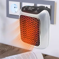 Calefactor Eléctrico Cerámico Compacto con Temporizador Seguro