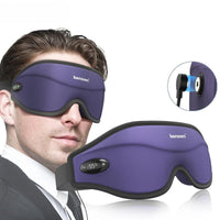 Masseur électrique chauffant pour les yeux, soulageant la fatigue oculaire et les migraines
