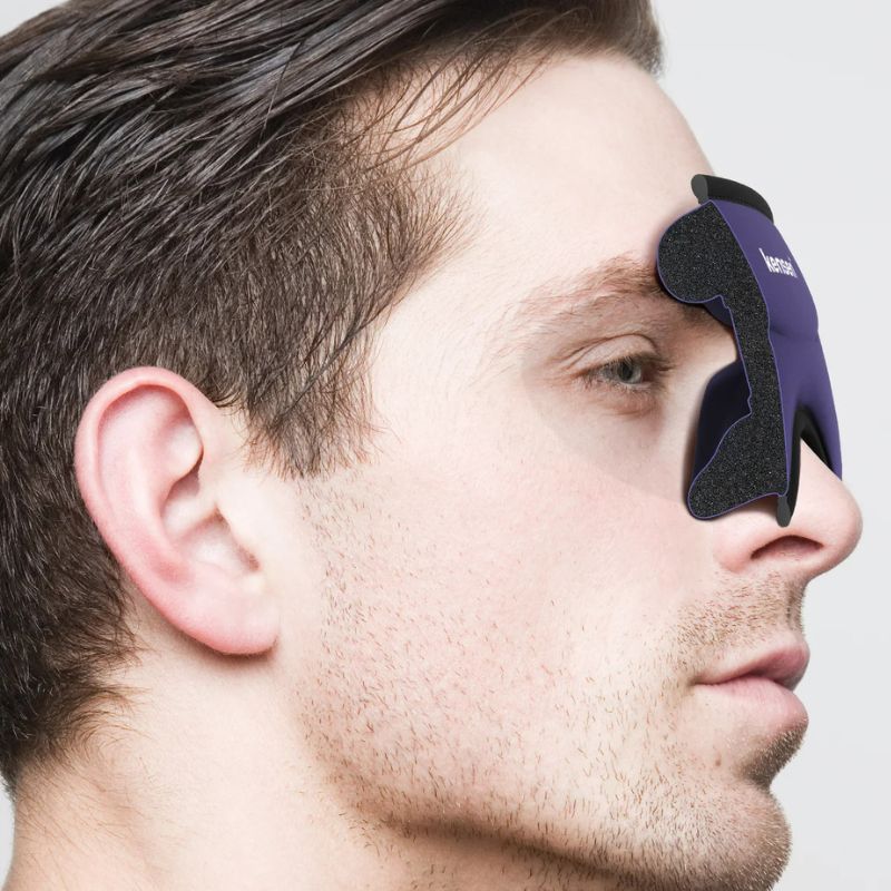 Masseur électrique chauffant pour les yeux, soulageant la fatigue oculaire et les migraines