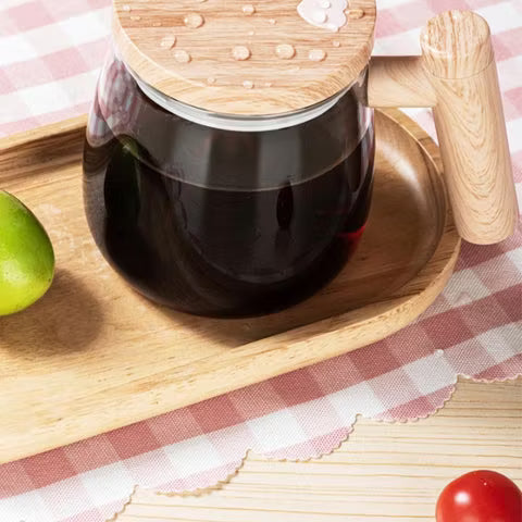 Electric High-Speed Self-Stirring Mug with One-Button Start for Hot & Cold Drinks