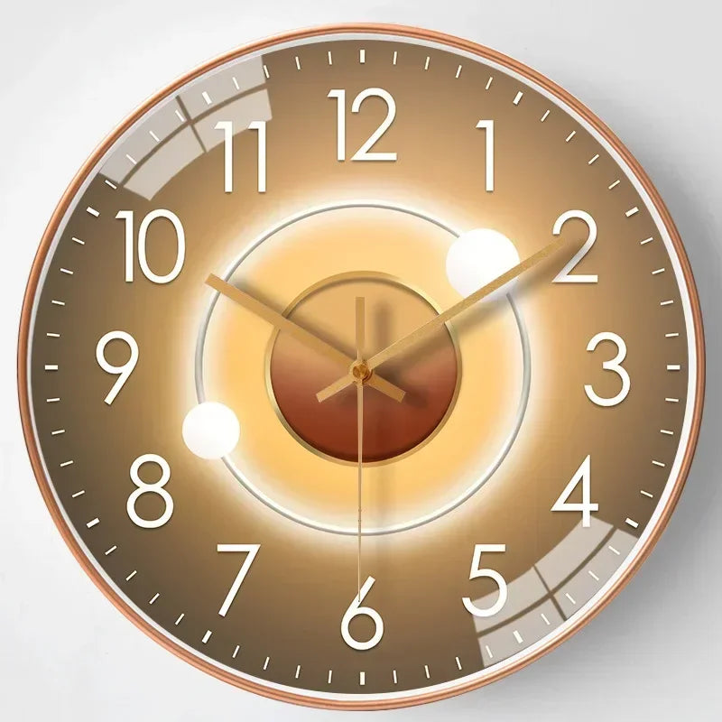 Elegant and Silent Wall Clock Ideal for Any Room