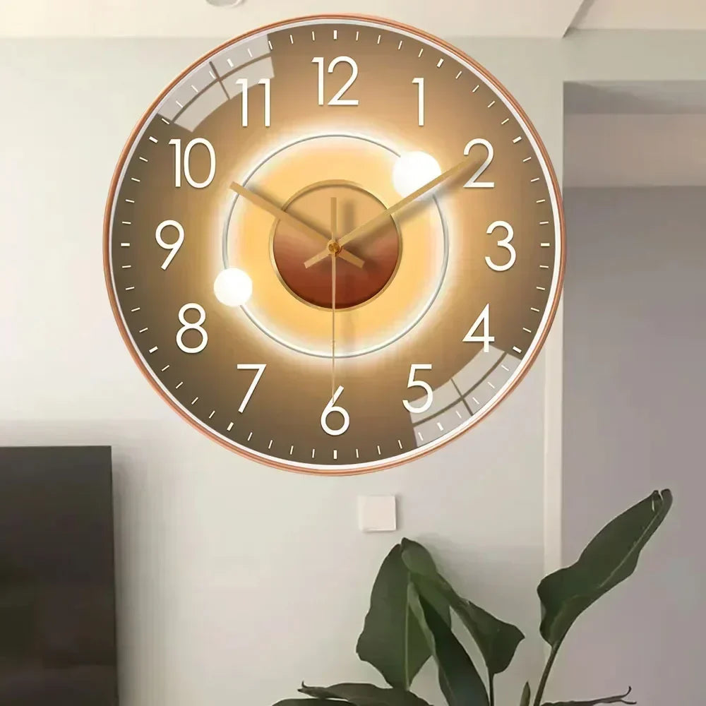 Elegant and Silent Wall Clock Ideal for Any Room