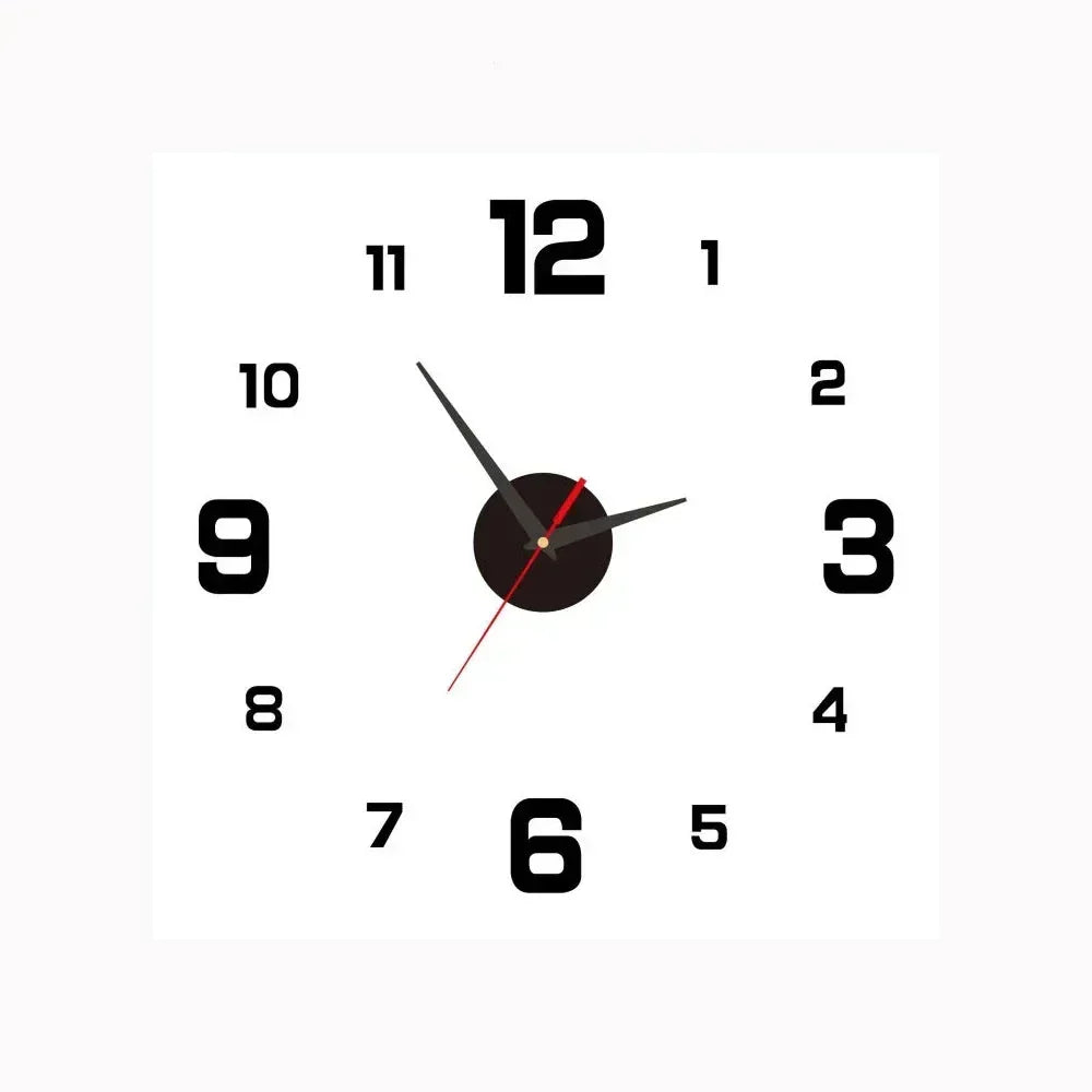Elegant and Silent Wall Clock Ideal for Any Room
