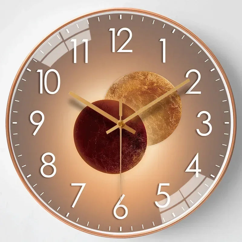 Elegant and Silent Wall Clock Ideal for Any Room