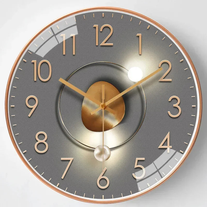 Elegant and Silent Wall Clock Ideal for Any Room