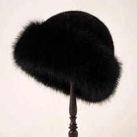 Sombrero Elegante de Piel