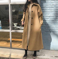 Manteau Long d'Hiver Élégant pour Femmes