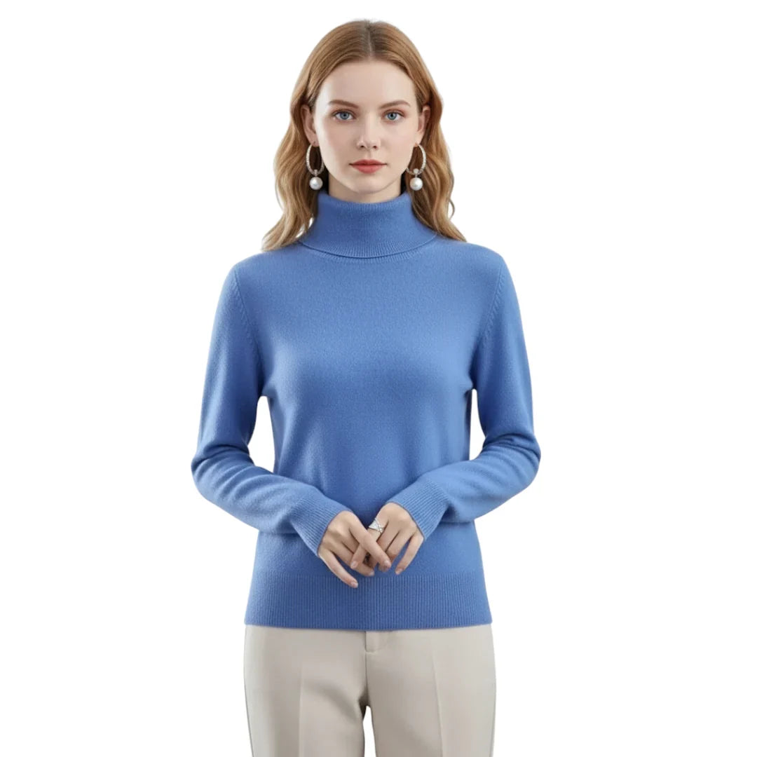 Elegant Women's Knitted Sweater – Warm and Comfortable