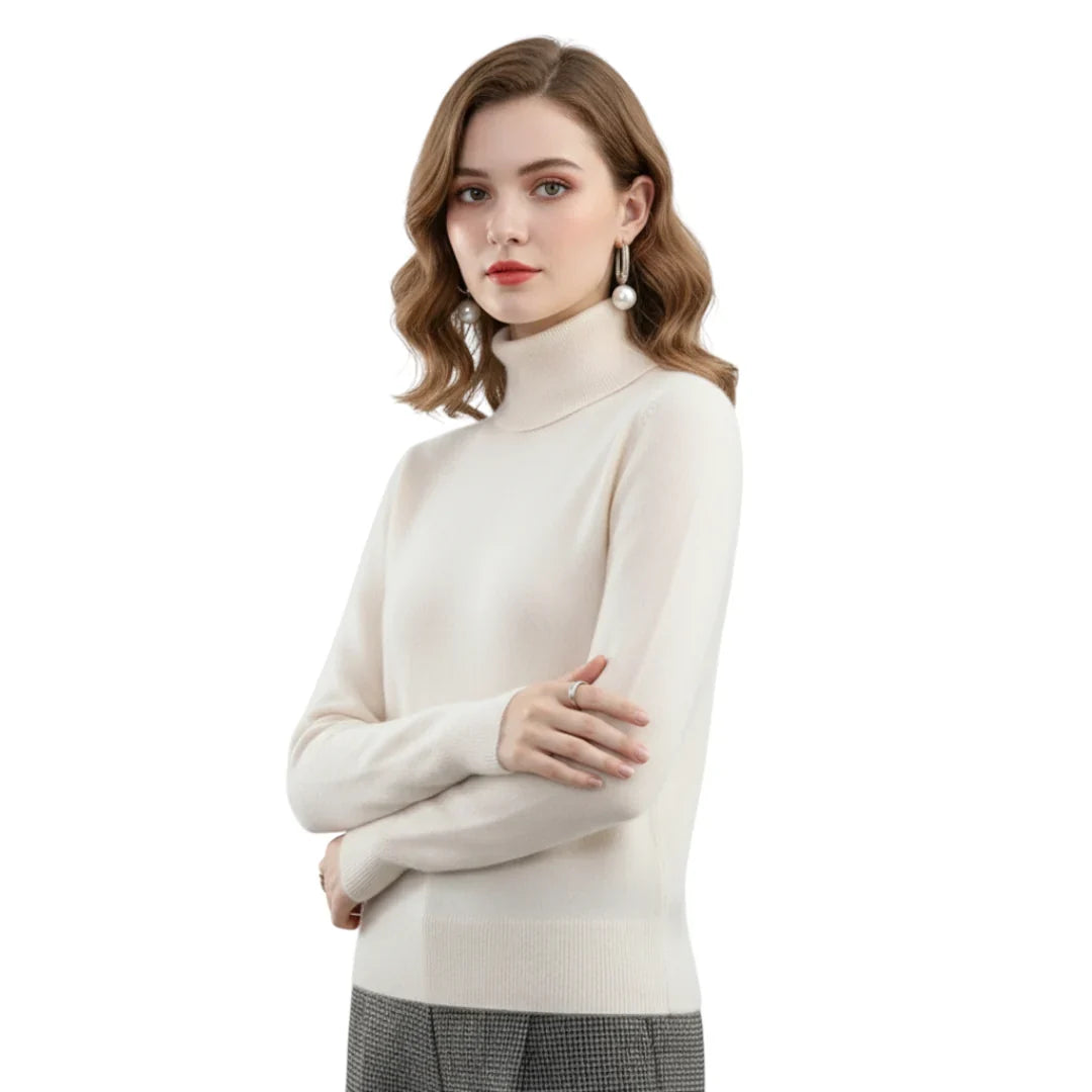 Elegant Women's Knitted Sweater – Warm and Comfortable
