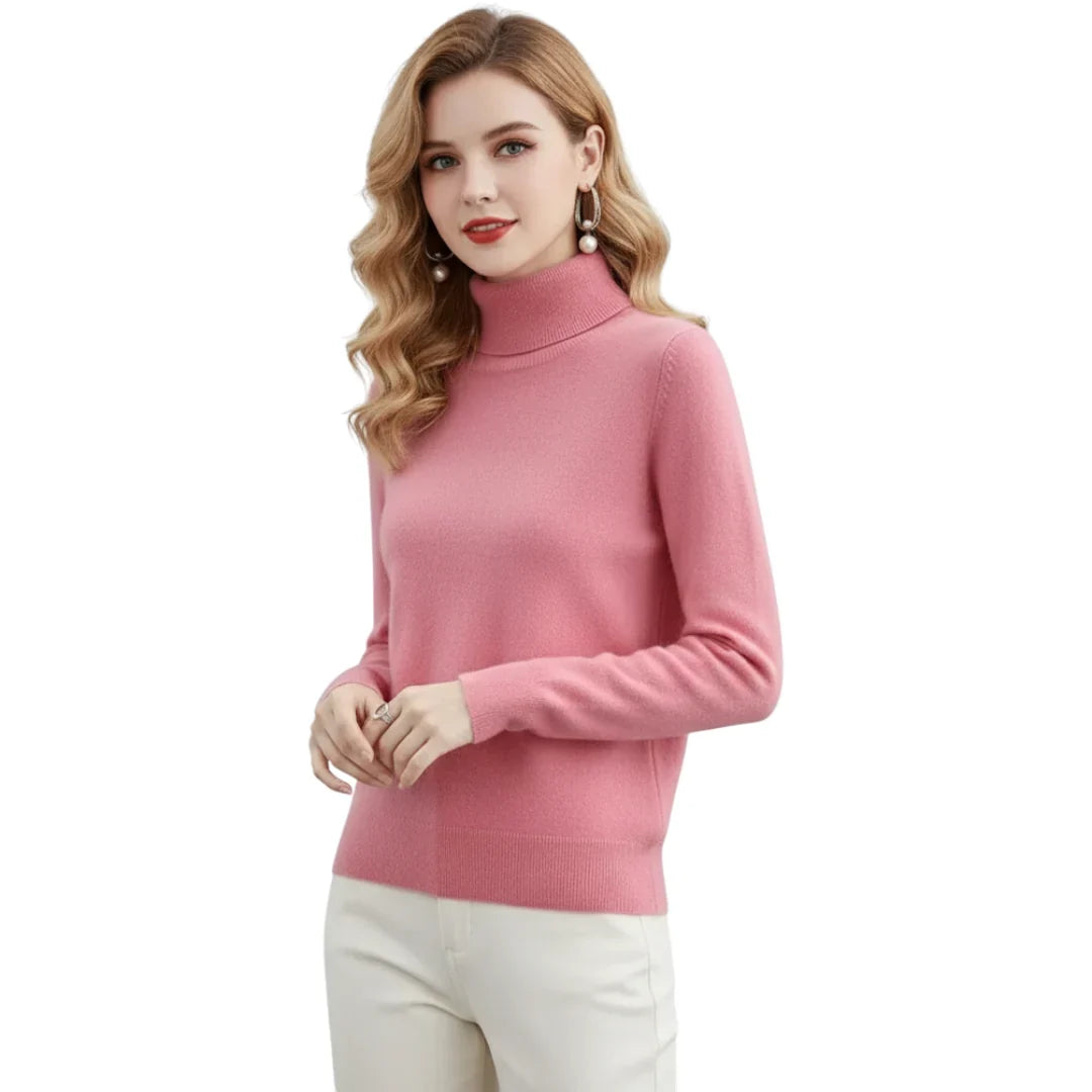 Elegant Women's Knitted Sweater – Warm and Comfortable