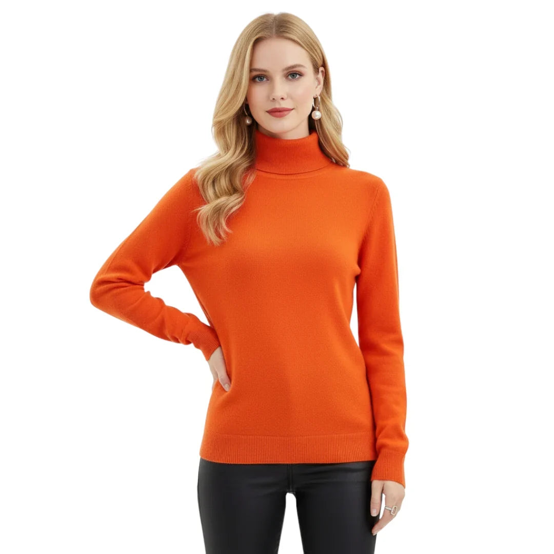 Elegant Women's Knitted Sweater – Warm and Comfortable