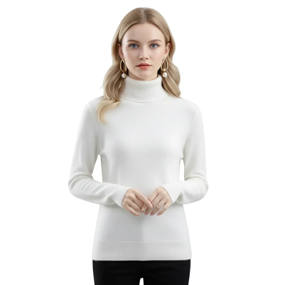 Elegant Women's Knitted Sweater – Warm and Comfortable