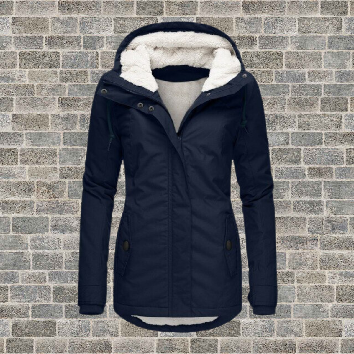 Elsie Belle | New Pleated Cotton Coat with Hood
