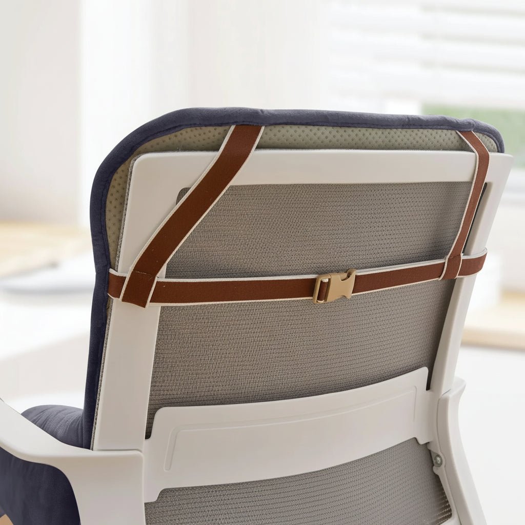 Coussin lombaire ergonomique pour une position assise droite ou décontractée