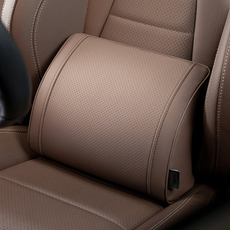 Ergonomic Memory Foam Car Lumbar Cushion and Headrest Support Set