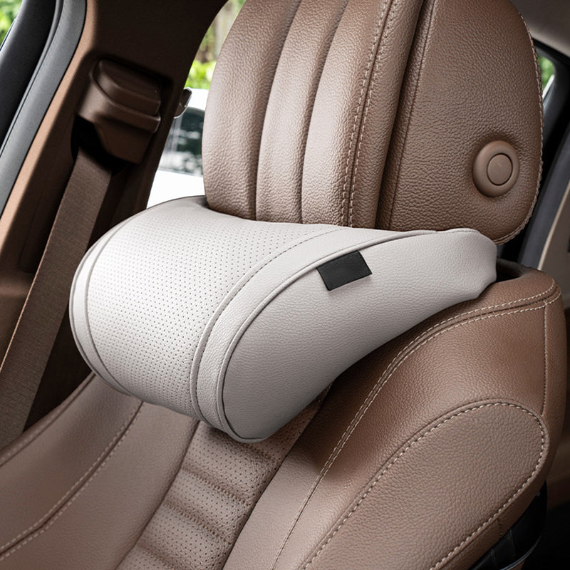 Ergonomic Memory Foam Car Lumbar Cushion and Headrest Support Set