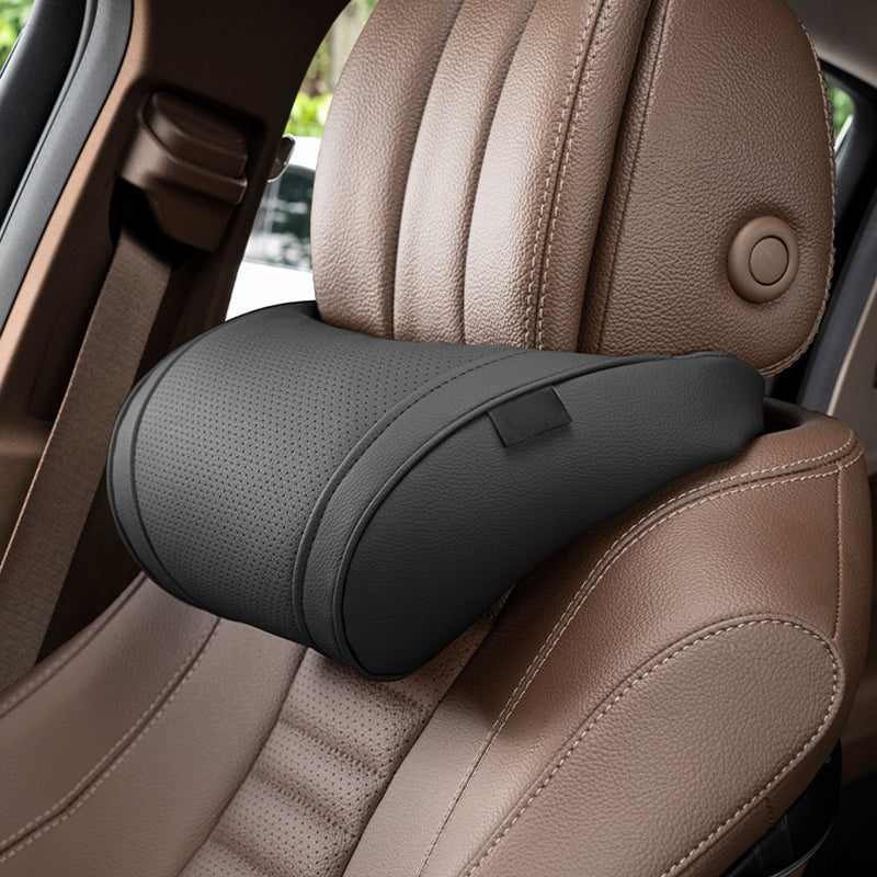 Ergonomic Memory Foam Car Lumbar Cushion and Headrest Support Set