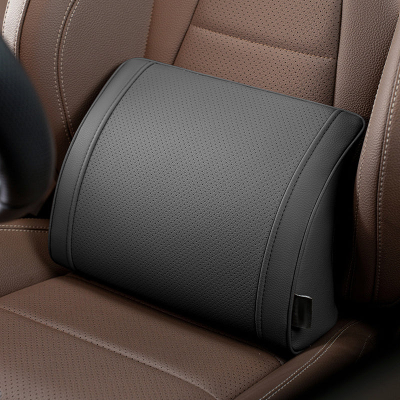 Ergonomic Memory Foam Car Lumbar Cushion and Headrest Support Set