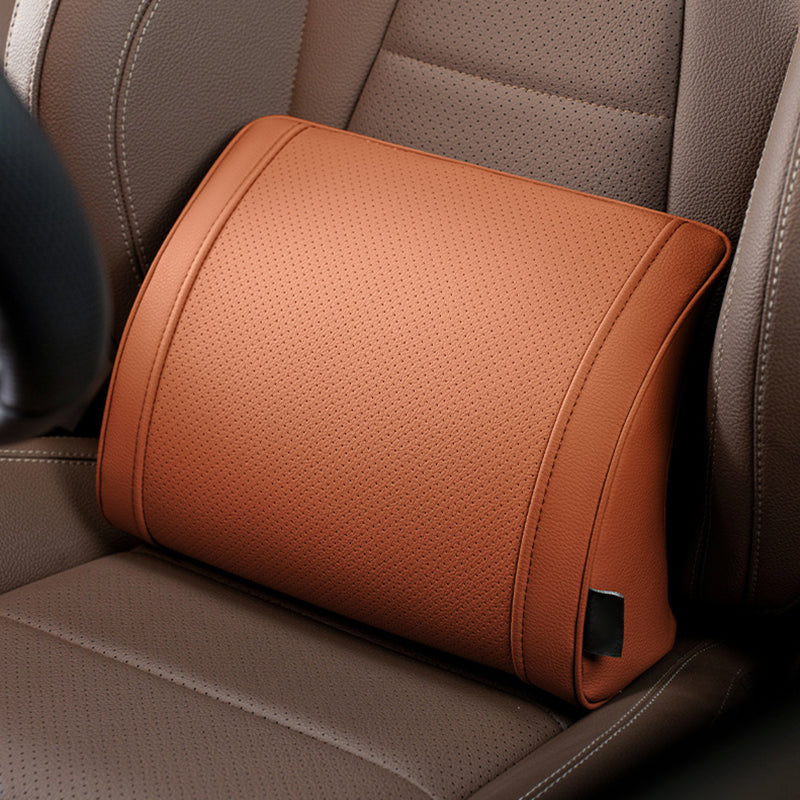 Ergonomic Memory Foam Car Lumbar Cushion and Headrest Support Set