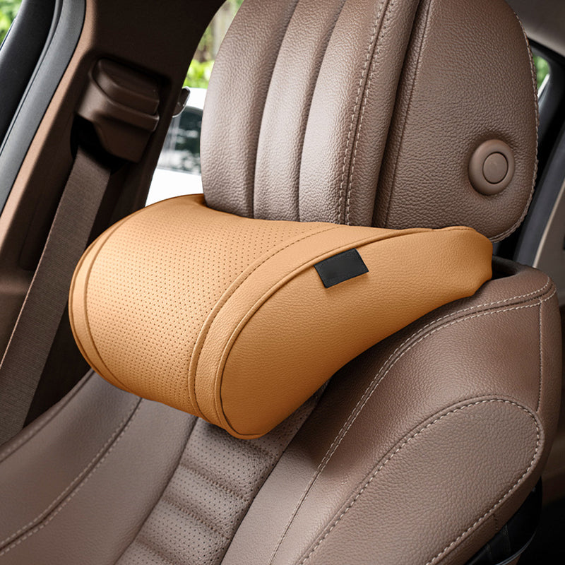 Ergonomic Memory Foam Car Lumbar Cushion and Headrest Support Set
