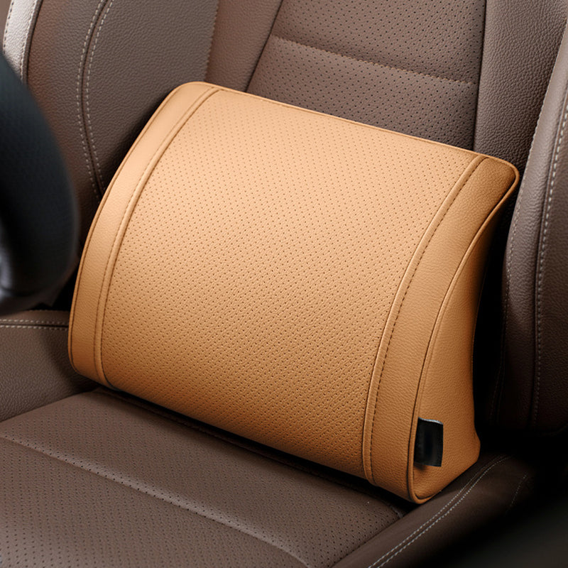 Ergonomic Memory Foam Car Lumbar Cushion and Headrest Support Set