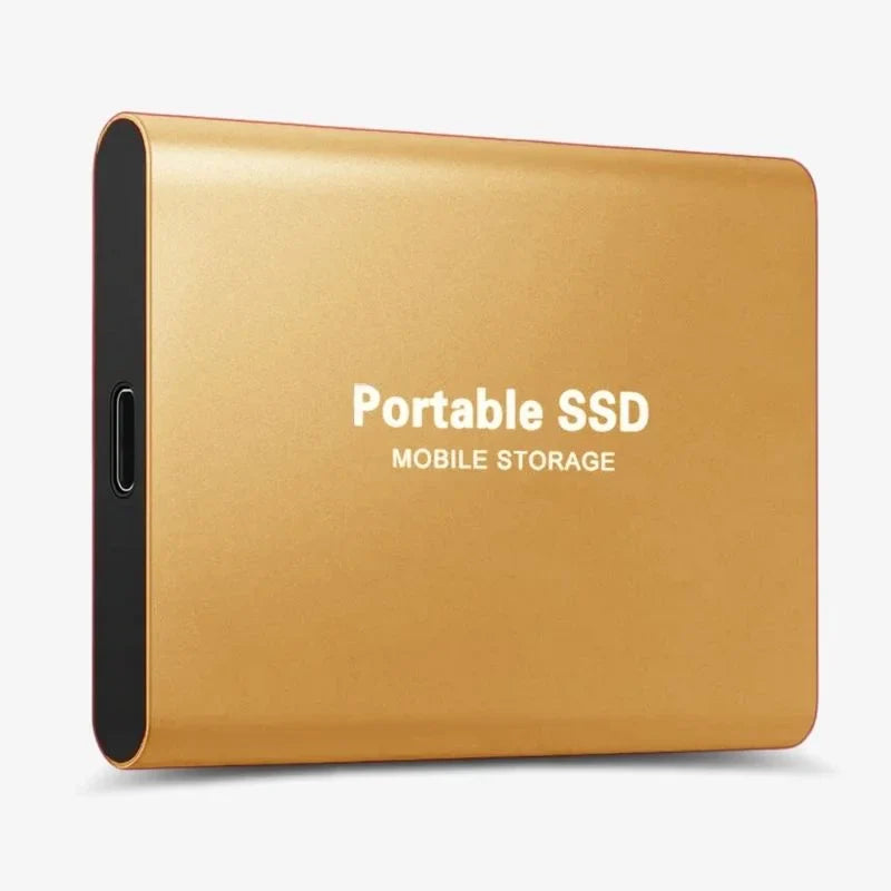 External SSD Unit Aluminum Portable Storage