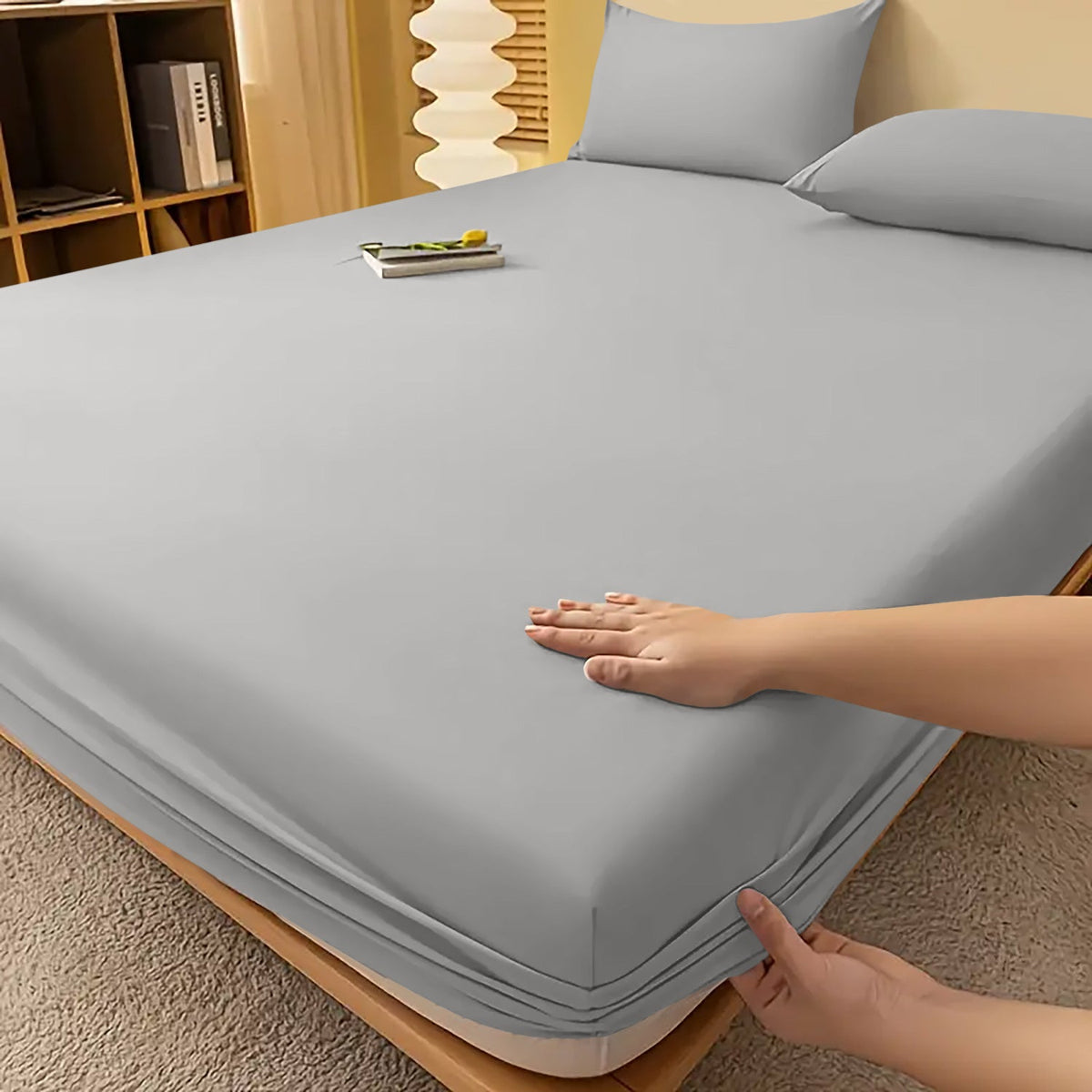 Drap-housse extra profond - linge de lit toutes saisons infroissable