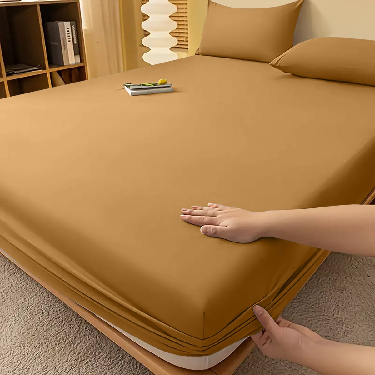 Drap-housse extra profond - linge de lit toutes saisons infroissable