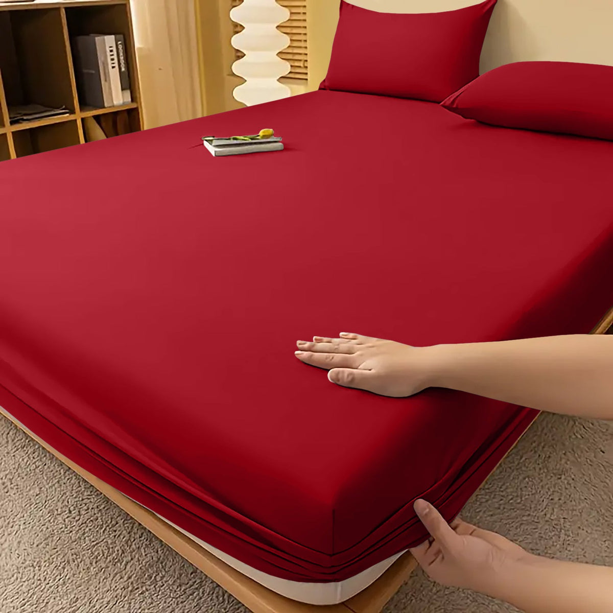 Drap-housse extra profond - linge de lit toutes saisons infroissable