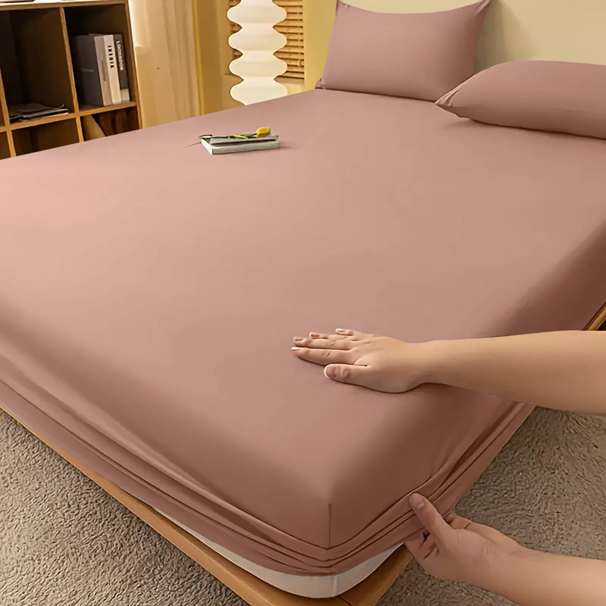 Drap-housse extra profond - linge de lit toutes saisons infroissable