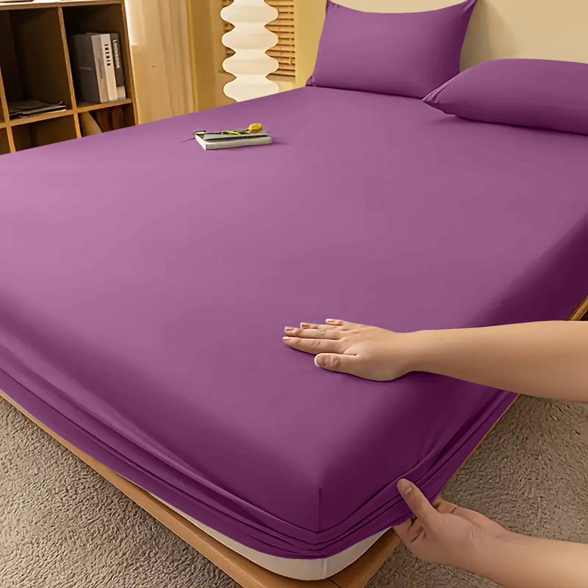 Drap-housse extra profond - linge de lit toutes saisons infroissable