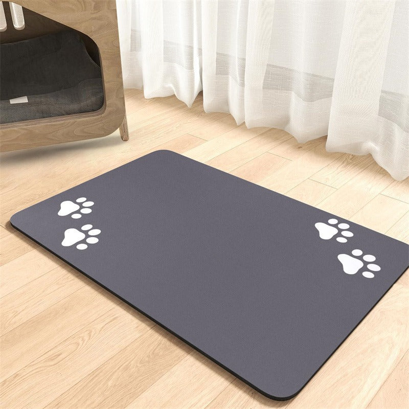 Extra-Large Waterproof Silicone Pet Feeding Mat with Non-Slip Backing