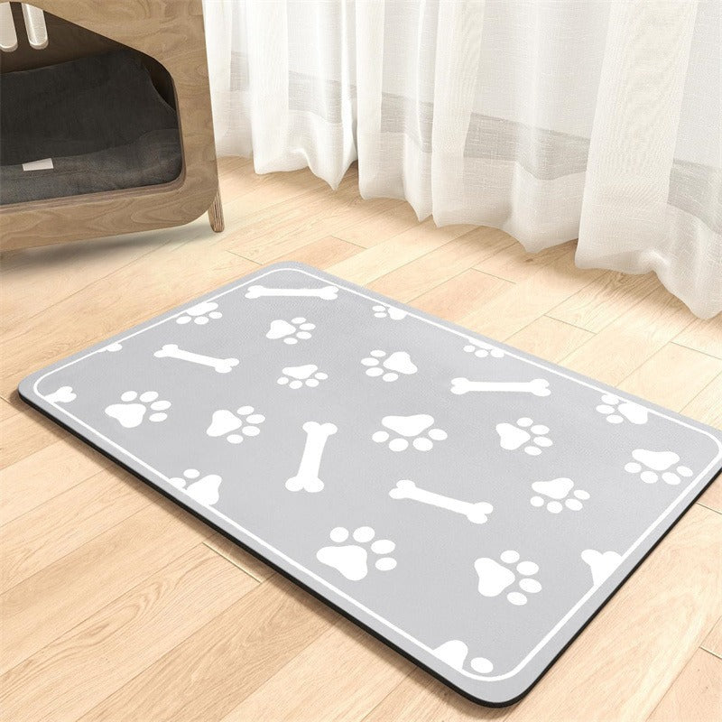 Extra-Large Waterproof Silicone Pet Feeding Mat with Non-Slip Backing