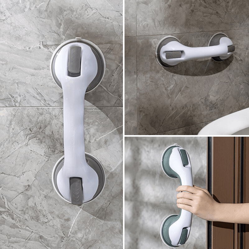 Extra Sturdy Suction Grab Bar – No Drilling Required