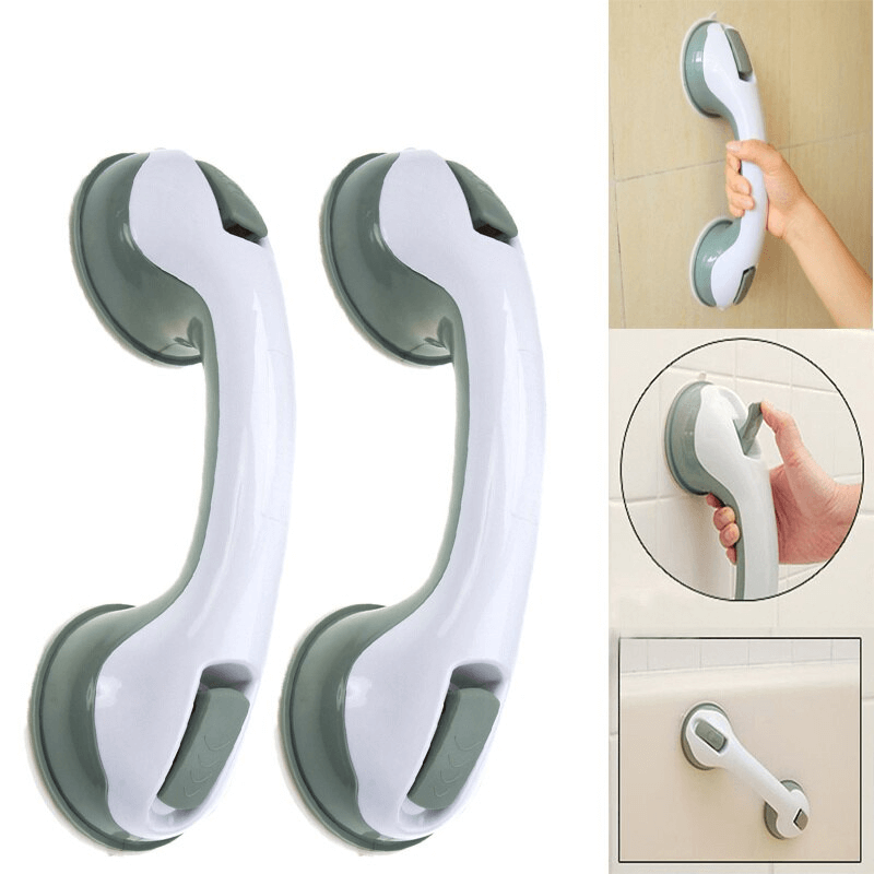 Extra Sturdy Suction Grab Bar – No Drilling Required