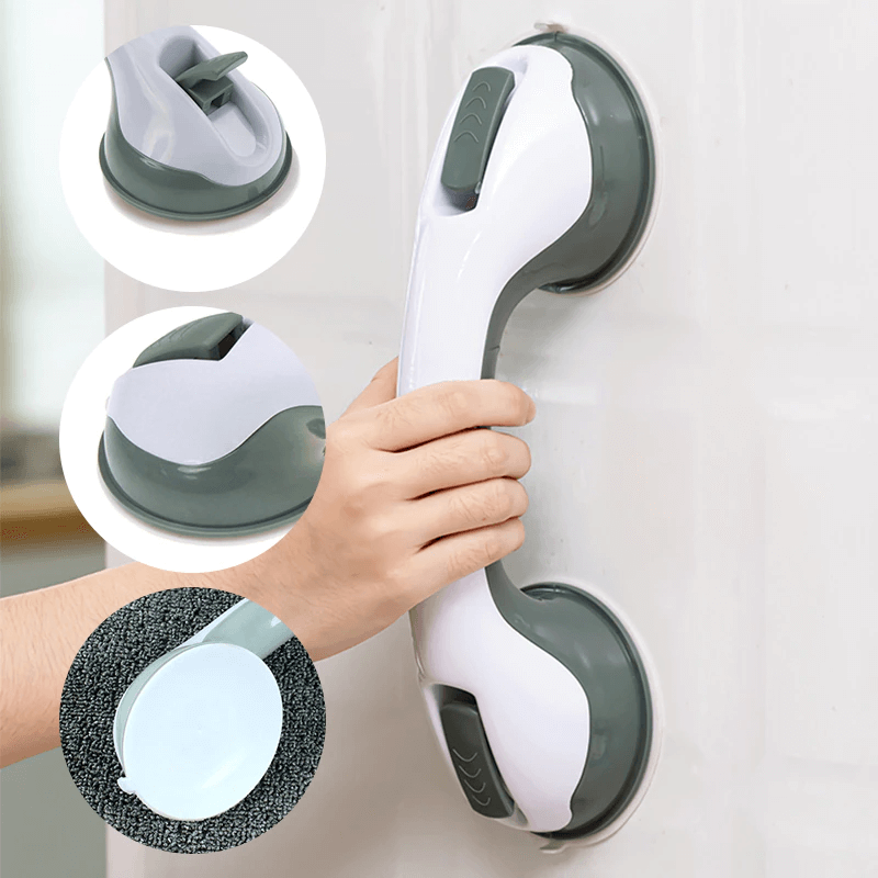 Extra Sturdy Suction Grab Bar – No Drilling Required