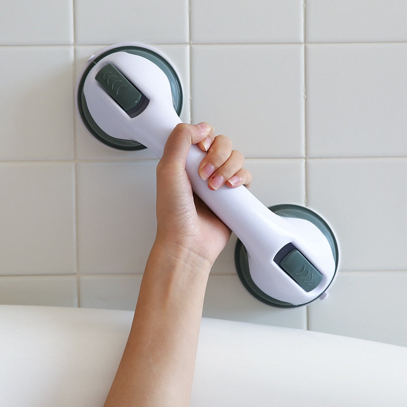 Extra Sturdy Suction Grab Bar – No Drilling Required