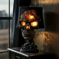 Fiery Skull Lava Lamp — Dynamic Glow for Gothic Vibes