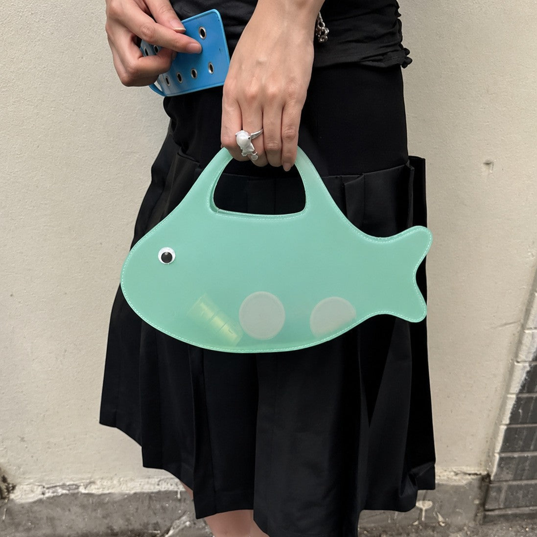 Sac à main en forme de poisson